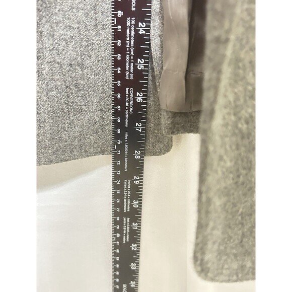 Alfred Dunner Womens 10 Gray 100 % Wool Blazer Jacket - Picture 3 of 10